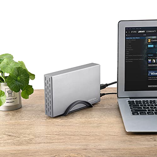 Caja externa aluminio USB 3.0 a SATA 3.5 pulg miniatura 2