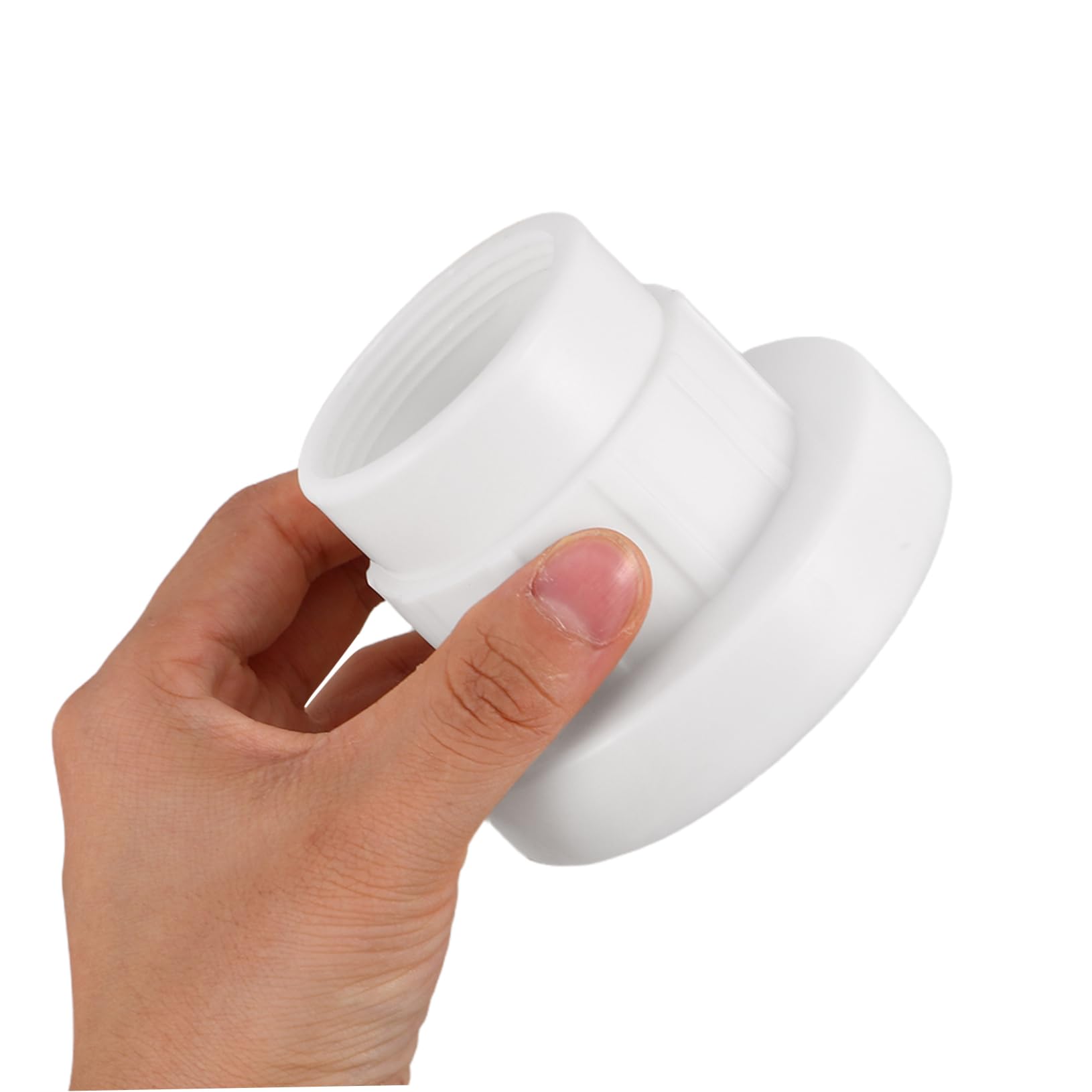 Toyvian Adaptador de Fuente para Piscina, Doble Rosca Triple Capa Conector de Cascada Compatible con Accesorios De Fuentes Soporte de Salida de Agua para Enfriador de Piscina Jardín y Exterior