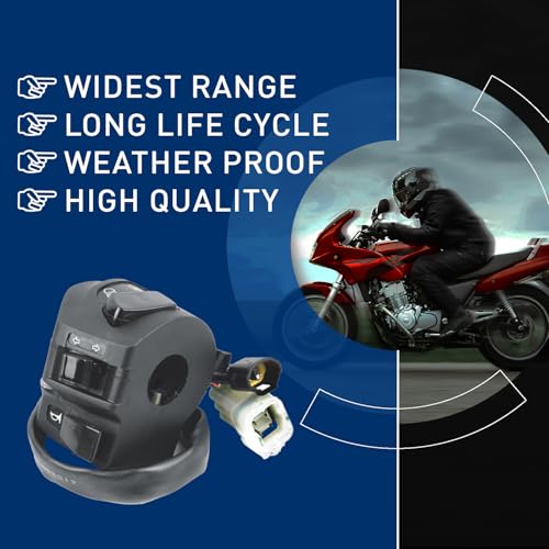 Image of UNO Minda SW-0629C Left Side (SELF Start) Handle BAR Switch for-Bajaj-Pulsar DTSI 150 /180 / 220 - UG4