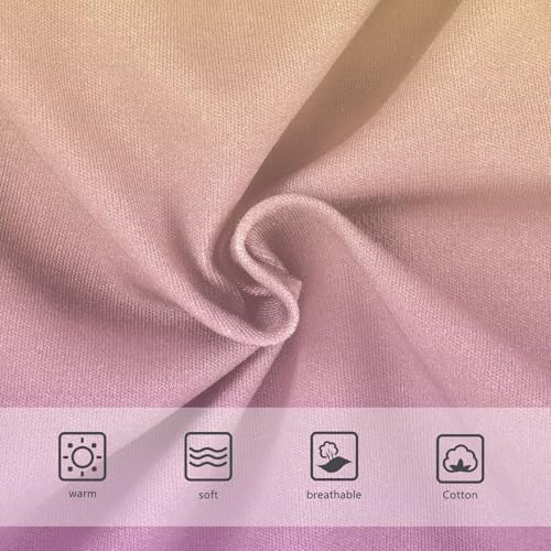 Joisal Yellow Dark Orchid Gradient Cute Panties Girl Toddler Underwear Floral Cotton Aesthetic Kids Undies Briefs 2t3