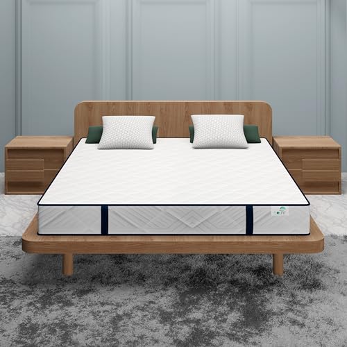 Image of DOLFIT India's 1st Quantum Edge Pocket Spring Mattress with Memory Foam | Premium Bed Gadda with Titan & Hard Core Felt Support with Fire Retardant Cover | 78x35x10 Inches Single Size Mattres