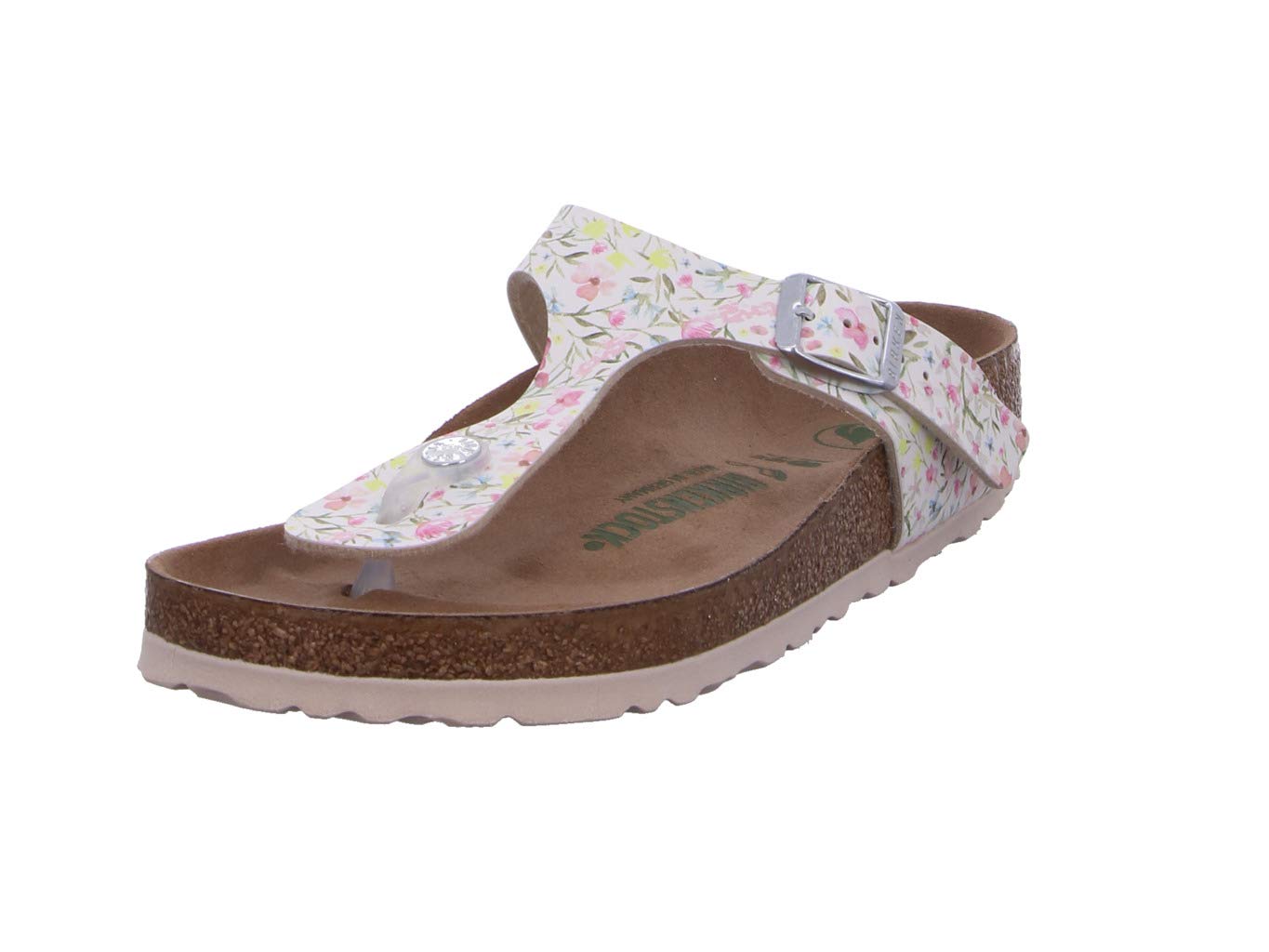 Birkenstock Rio Sandals Girls White/Patent Sandals Shoes — view 97