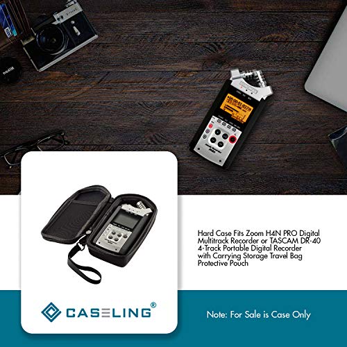 Hard Case Fits Zoom H4N Pro/Pro 4. & Dr-40X Digital Multitrack Recorder Or Tascam Dr-40 4-Track/Tascam Dr-07X Portable Digital Recorder | Carrying Storage Travel Bag Protective Pouch #TOP5