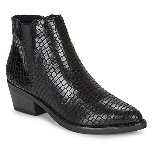 Chelsea pointue Théa croco noir Chattawak femme taille 38 pour un style citadin chic