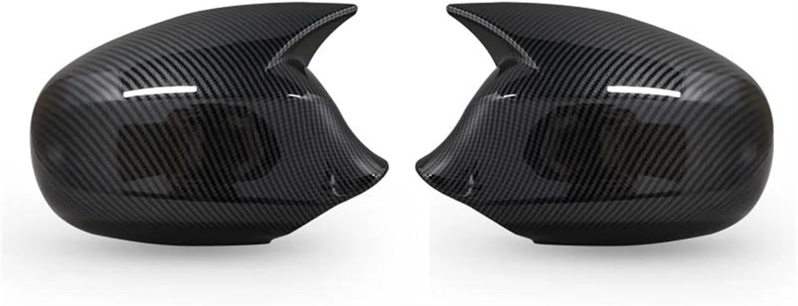 Coques de rétroviseur pour BMW E90 E91 E92 E93 LCI Facelift look carbone