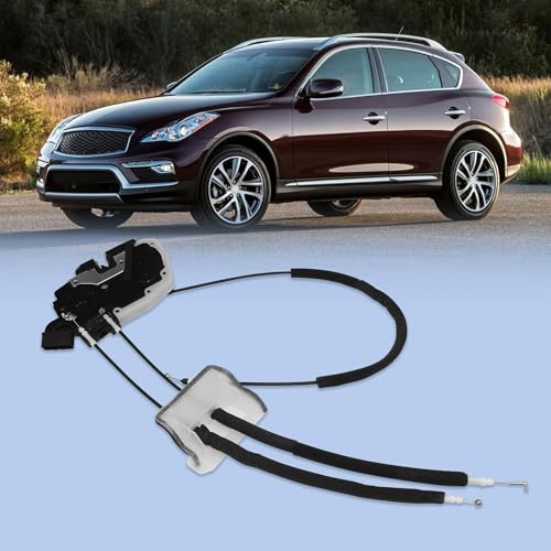 Image of XQSMWF Power Door Lock Actuator Front Left Driver Side, Fit for Infiniti EX35 2008-2012 EX37 2013 QX50 2014-2016 3.5L /3.7L V6, Replace 805011BA0A 80501-1BA0A Door Latch Assembly Motor