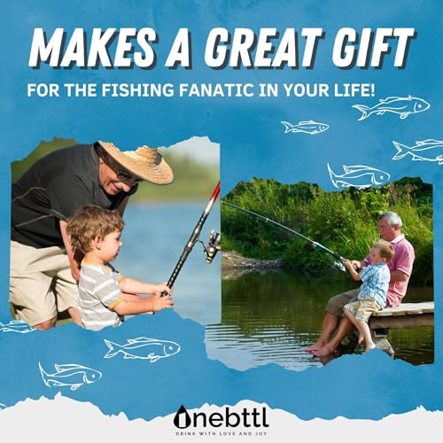 Onebttl Papa Gifts Fishing Coffee Mug 13.5oz miniatura 6