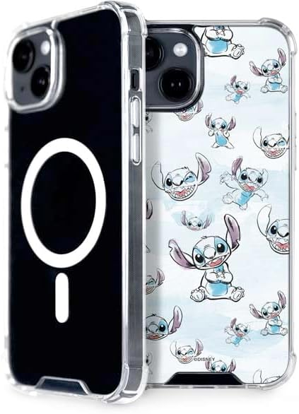Skinit Phone Case Compatible with MagSafe iPhone 13 - Officially Licensed Disney Lilo and Stitch Character Pattern Design