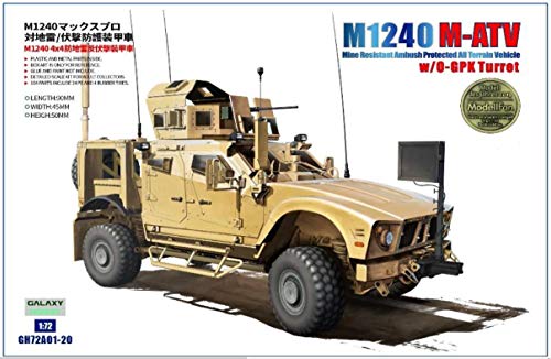 Galaxy Hobby M1240 M-ATV MRAP modèle réduit avec châssis anti-mines