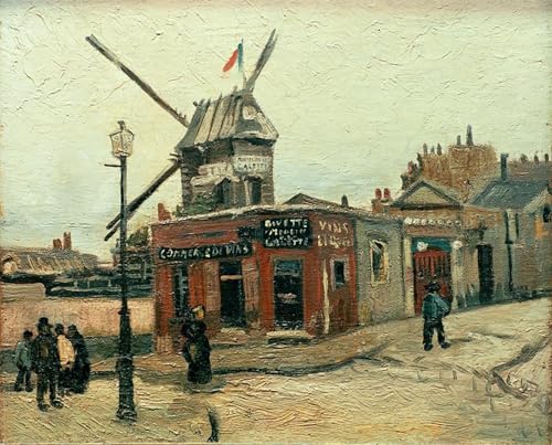 Tableau le Moulin à Galette impression d'art pour sublimer un mur vide 60x90