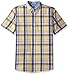 IZOD Men's Short-Sleeve Saltwater Check Shirt