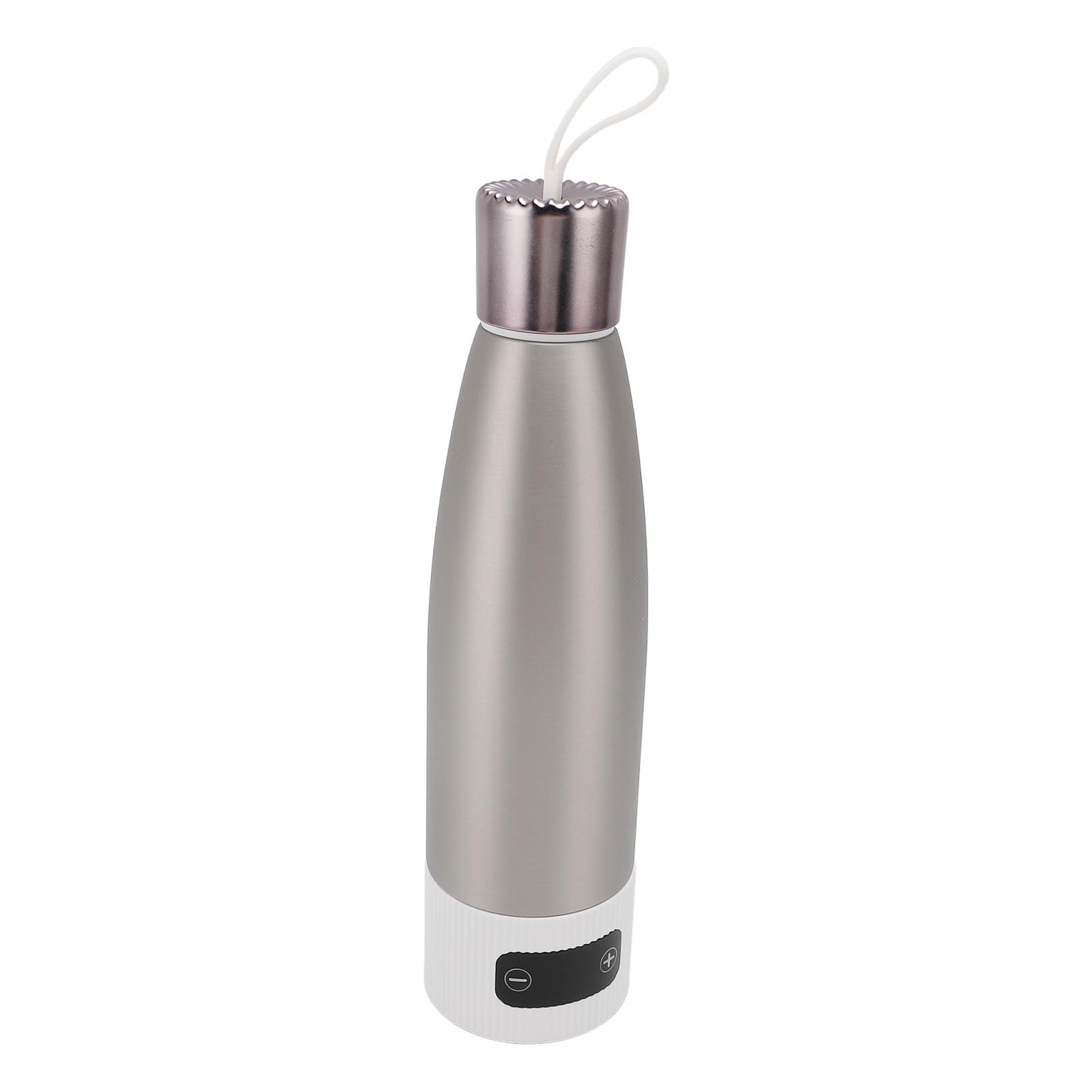 ASHATA Tazza riscaldante portatile a temperatura costante con design senza fili, per viaggi e campeggio, 15000 mAh, riscaldamento rapido, bianco