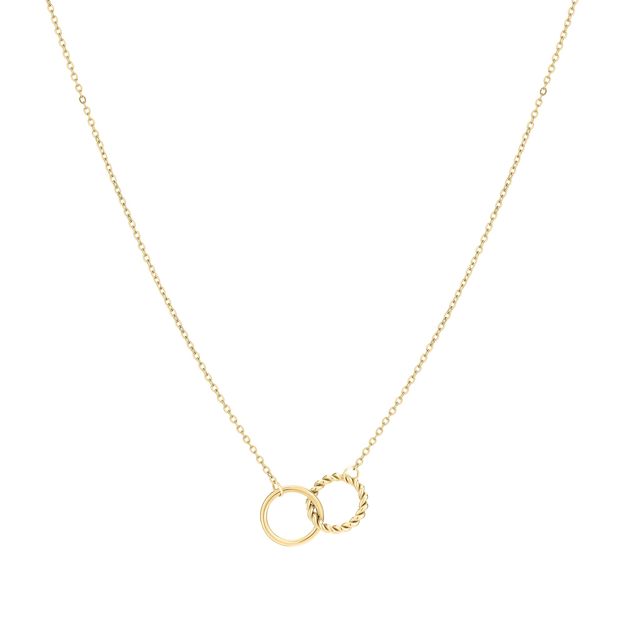 Tamaris Halskette für Damen, Halsschmuck mit Infinity Anhängern, wasserfest aus Edelstahl