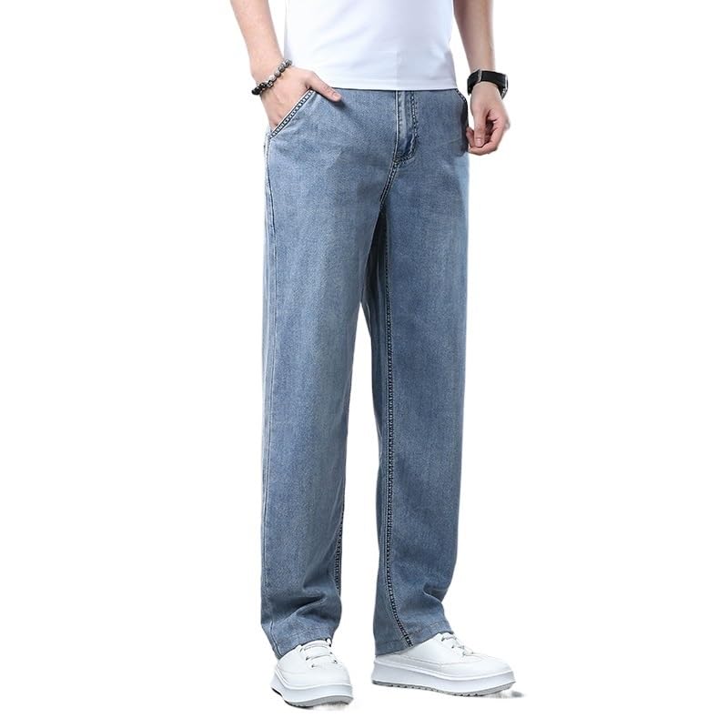 Youth Street Pants Plus Size Jeans Straight Cotton Jeans3