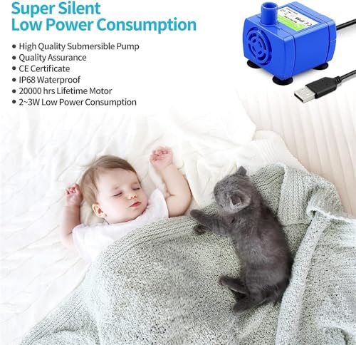 Fuente de Agua Automática para Gatos 2.1L REAGAR miniatura 5