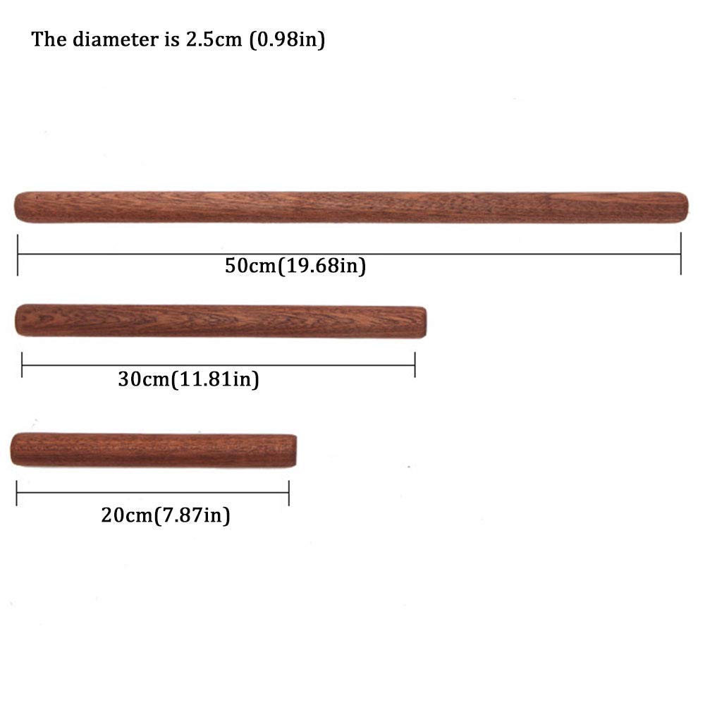 Nudelholz aus Buche, Nudelholz massiv, Premium Solid Wood Rolling Pin for Baking - Ideal for Dough, Pastries, and More - 7.87 Inches(50cm)