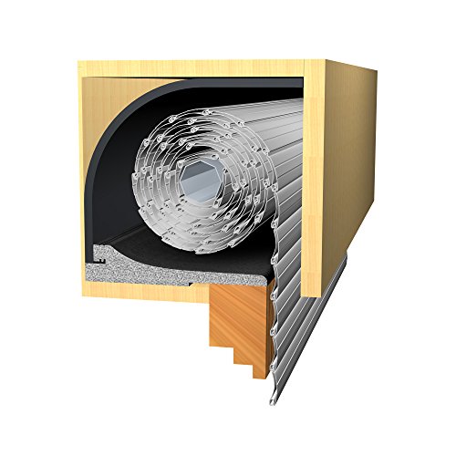 jarolift Aislante Acústico para Cajón Persiana 13 mm (100 x 50 cm), incl. Tapa de Aislamiento 100 x 24 cm, Ahorro Energía Cover
