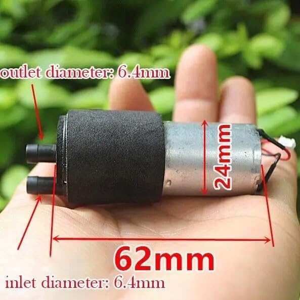 DC12V Large Flow 1.0L/min 370 Water Pump Self Priming Diaphragm Suction Water Flow Pump Lift 4M for Drinking Robot Cleaner