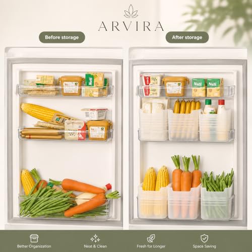 Image of Fridge Organiser Set of 6, 950 ML