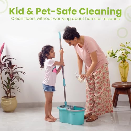 Image of Koparo Natural Disinfectant Surface & Floor Cleaning Liquid | 3 Litre | Plant-Based Non-Toxic Germ Kill Formula | Lime and Lemongrass Freshness | Safer Than Phenyl | Kids Safe & Pet Friendly