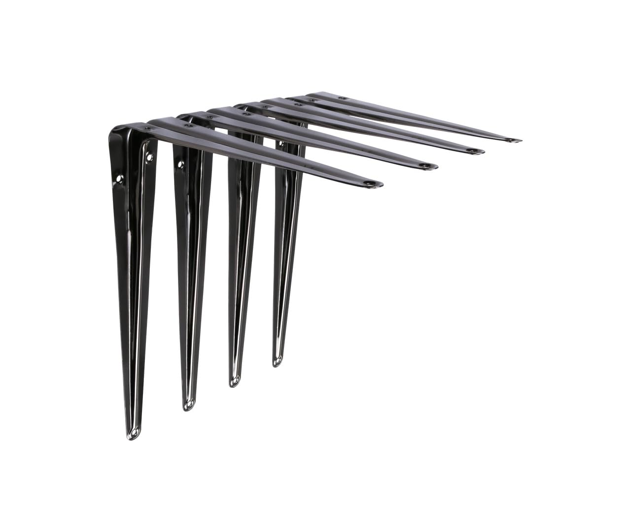 Stiley Living London Shelf Bracket 200X250mm Gunmetal (Pack Of 4) from B&Q