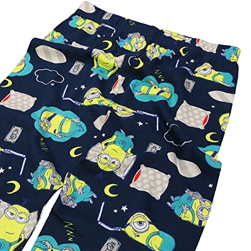 Minions Boys' 4-Piece Snug-Fit Cotton Pajamas Set, Laze Out, 8 #TOP5