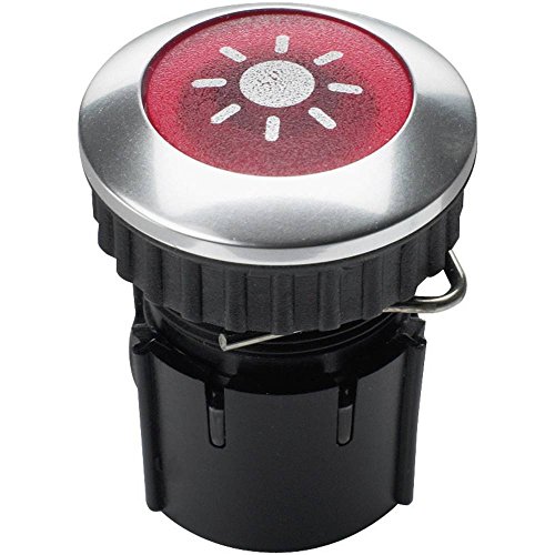 Bouton de sonnette rond Grothe 1522186 aluminium contact Protact 101 - 2