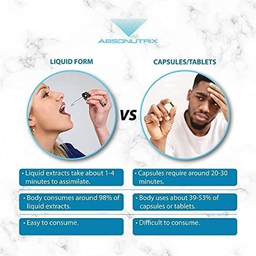 Miniatura 5 de Absonutrix Pterostilbeno con Hesperidina 390 mg, líquido de 4 onzas, 300 porciones, fabricado en Estados Unidos, absorción rápida, ingredientes