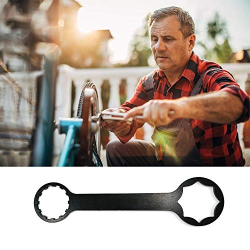 Mountain Bike Fork Removal Wrench Gear Double Ended Wrench Bicycle Octagonal Wrench Bike Repair Maintain Modification Tools for XC, RST Fork