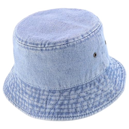 Trendy Apparel Shop Kid Size Outdoor 100% Cotton Stonewashed Bucket Hat - 52cm4