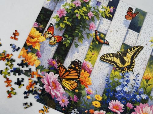 Puzzle de Mariposas Jardín Colorido 14+ Anos miniatura 6