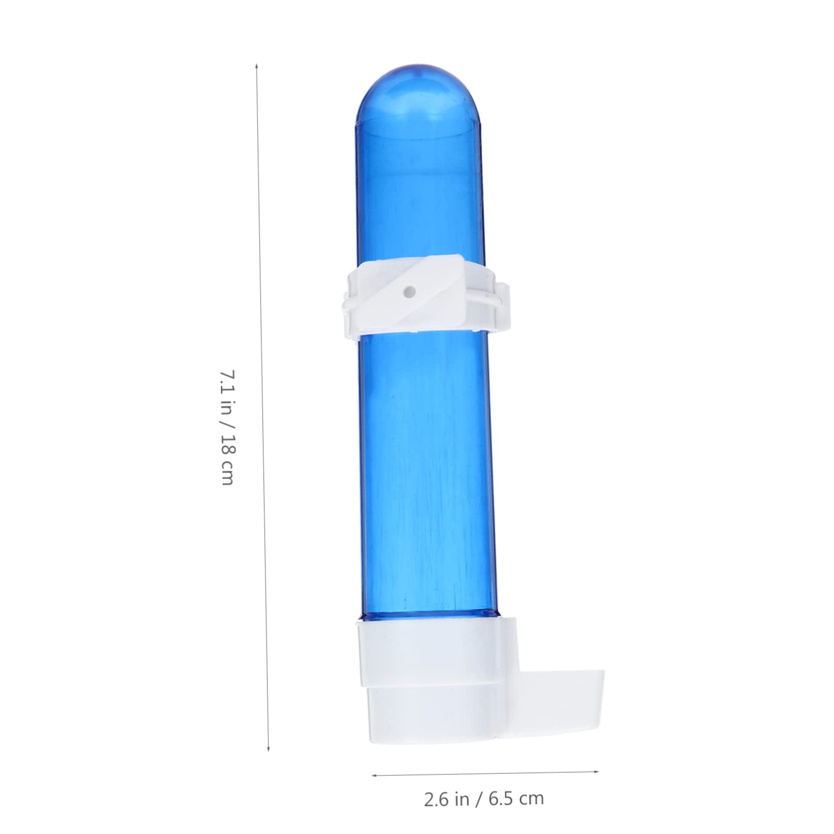 12pezzi Distributore Automatico Per Uccelli Bevitore Plastica Per Pappagalli Bottiglia Per Alimentazione Con Design Antigoccia e Struttura Resistente Accessori Per Animali
