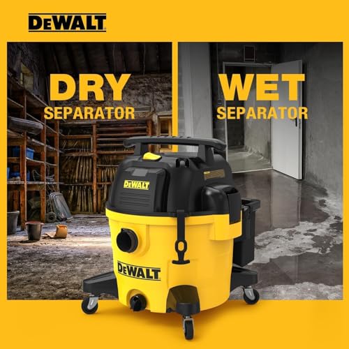 Image of DEWALT 9 Gallon STEALTHSONIC Ultra Quiet Poly Shop Vacuum Wet /Dry, DXV09P-QTA Noise Reduction Vac for Shop, Heavy Duty Shop Vacuum