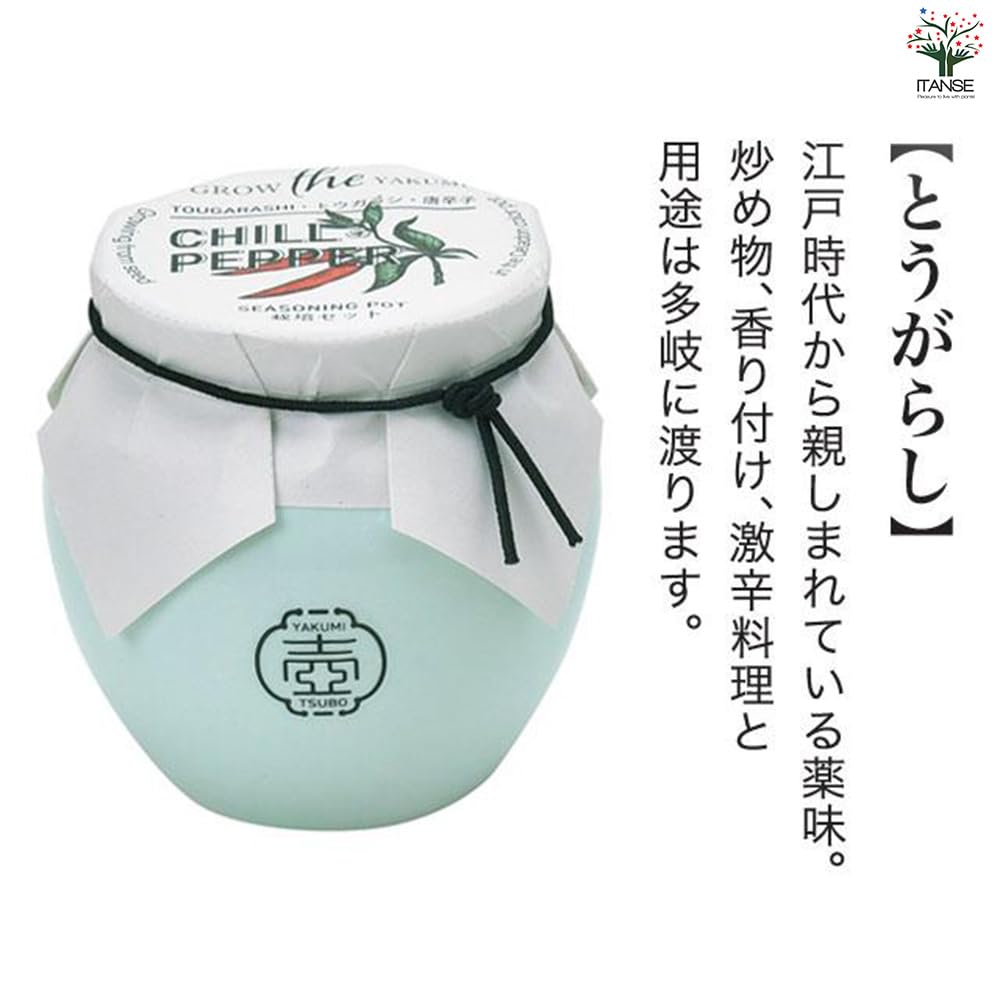 Amazon.co.jp: ITANSE 栽培セット TSUBO 唐辛子 1個【品種で