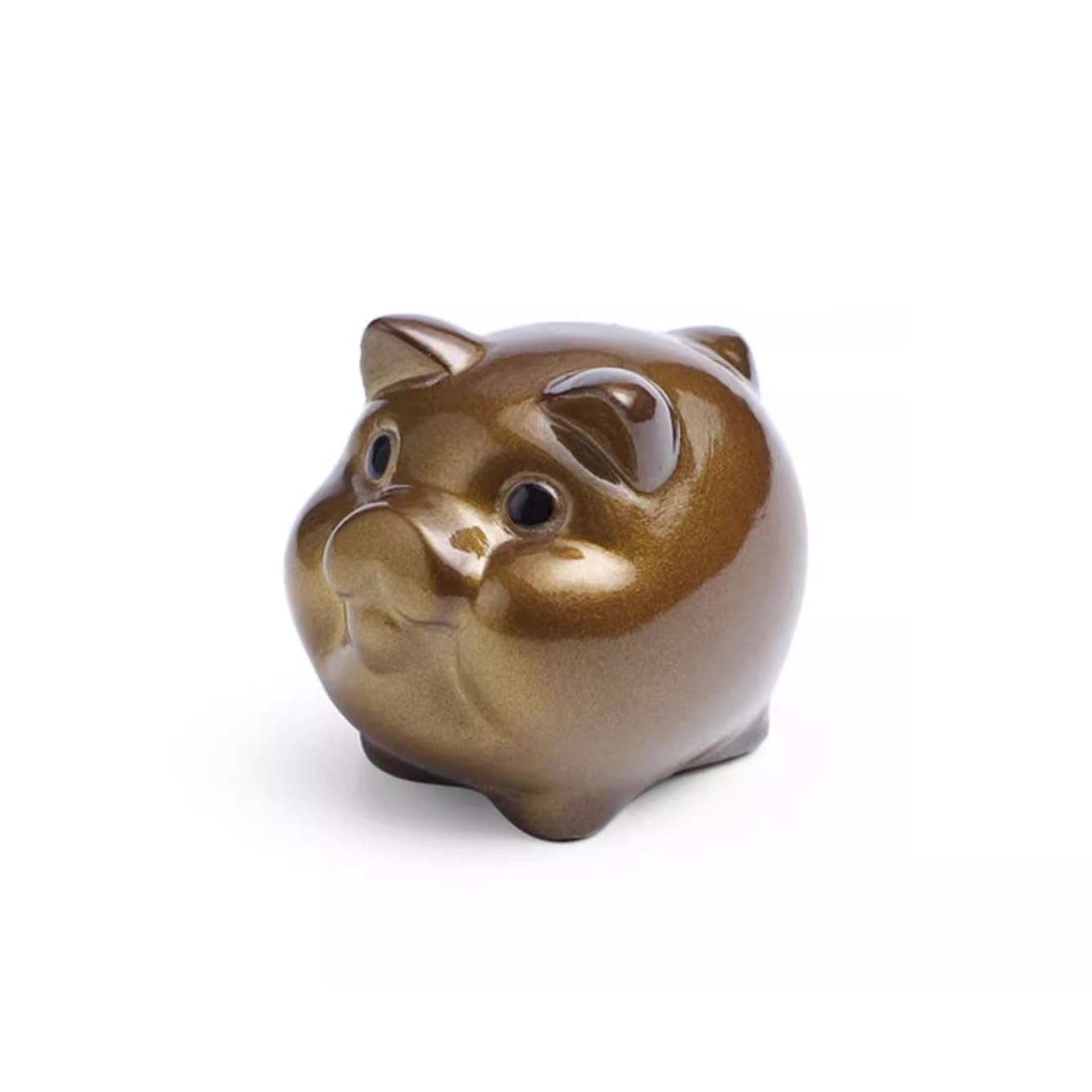 ENGENDER Kung Fu Tea Pet Tea Pet Decoration Lucky Pig Creative High Temperature Color Changing Handmade Statue Set Accessories