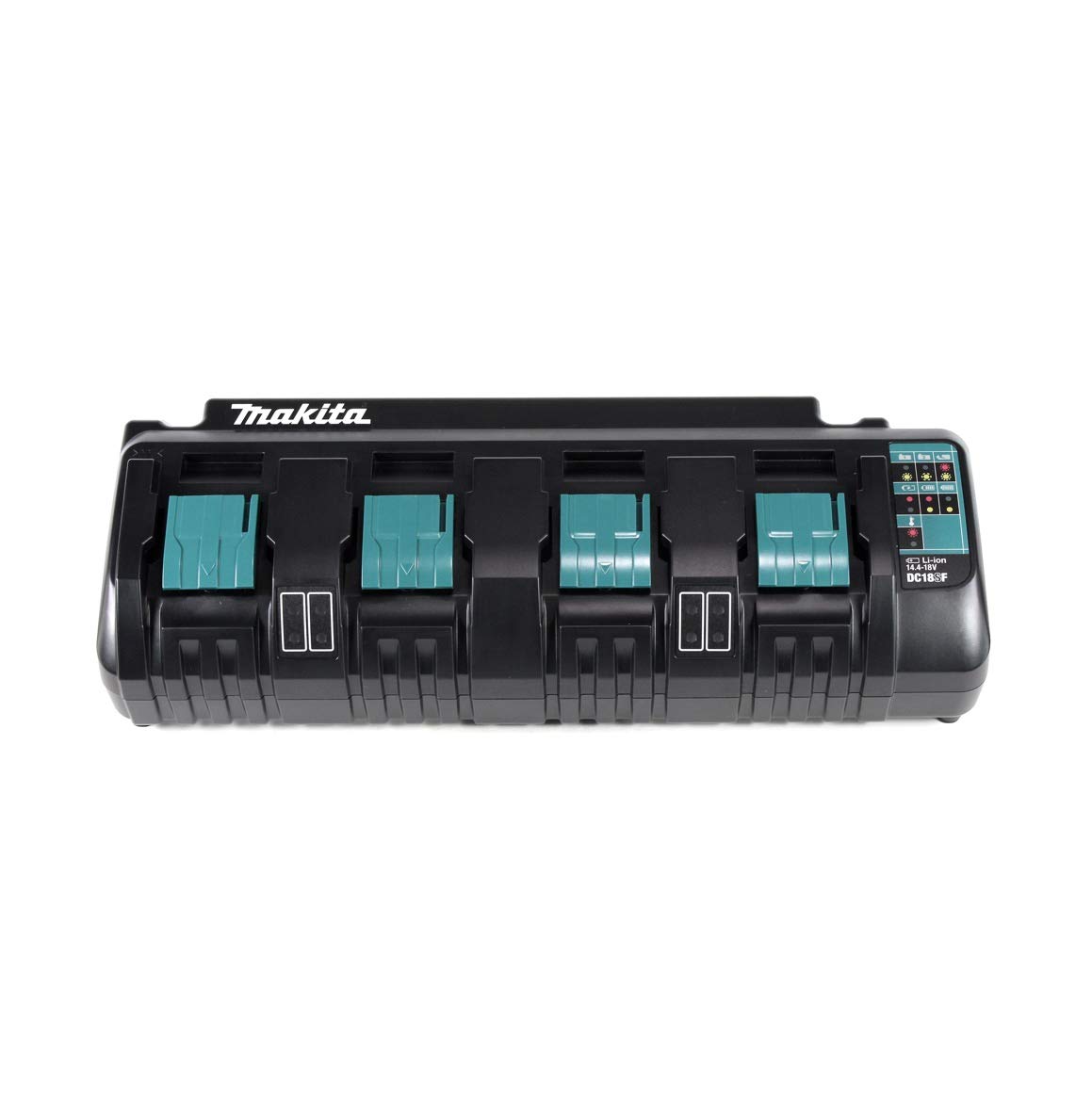 Makita Super Power Source Kit DC18SF - Cargador múltiple con 8 baterías BL1850 de 18 V y 5,0 Ah