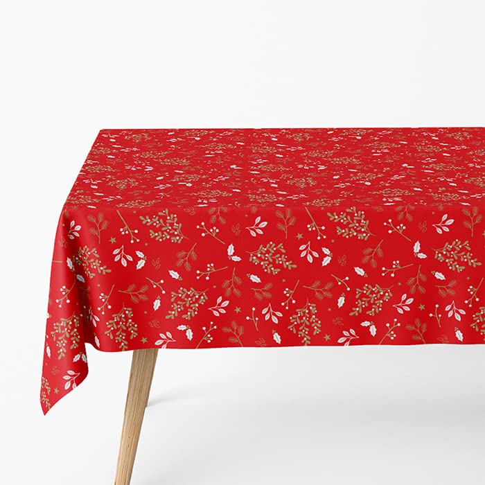 MAXI PRODUCTS Rollo Mantel de Navidad 120 x 500 cm Con Motivos Navideños Para Celebraciones y Eventos - Ideal Para Mesa Festiva