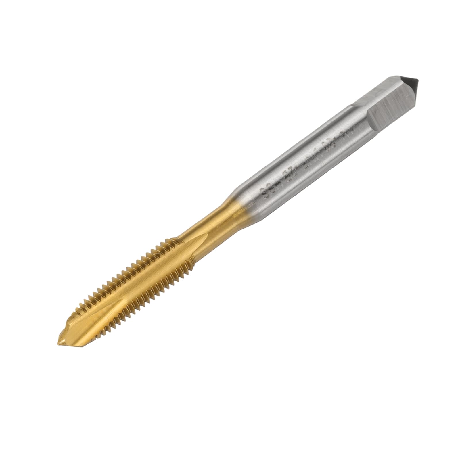 QUARKZMAN 1/4-28 UNF B2 Punta a Spirale per Filettatura, Maschio per Filettatura Attrezzo di Maschiatura, Acciaio ad Alta Velocità Rivestito 6542 Punte per Maschiatura Macchina