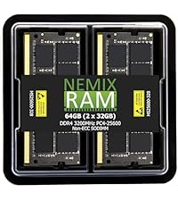NEMIX RAM 64GB (2X32GB) DDR4 3200MHZ, 2933MHZ or 2666MHZ 260-PIN