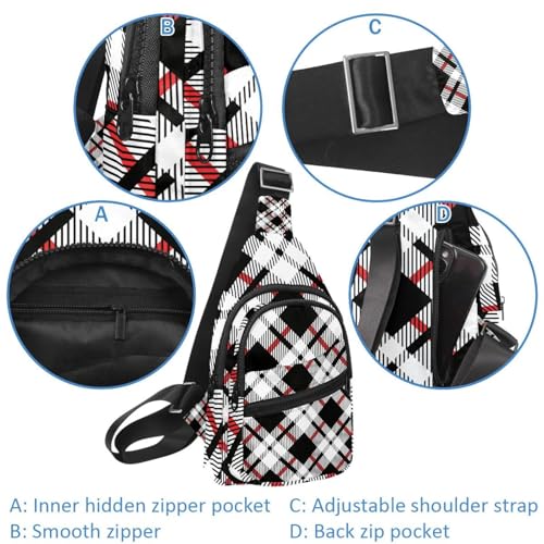 Mochila cruzada Maple Leaf         con diseño ergonómico y correa ajustable unisex 4