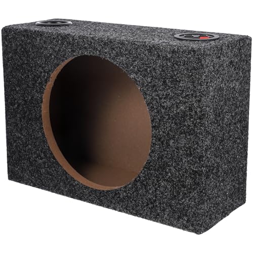Mipcase Caisson De Basses Scellé 8 Pouces Tapis De Moquette Caisson pour Subwoofer Voiture DIY Caisse Audio Voiture Compatible Multi-modèles Extension Sonore Usage Automobile