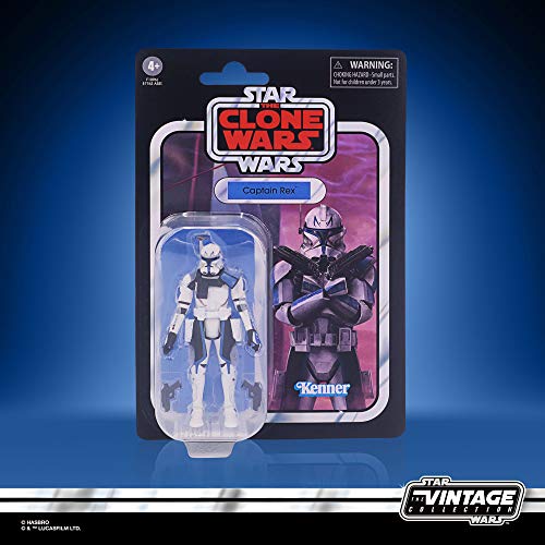 Star Wars The Vintage Collection Captain Rex Toy, 3.75-Inch-Scale The Clone Wars Action Figure, Toys For Kids Ages 4 And Up #TOP5