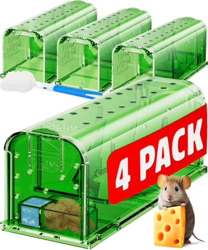 Motel Mouse Humane Live Catch Traps (4 Pack)
