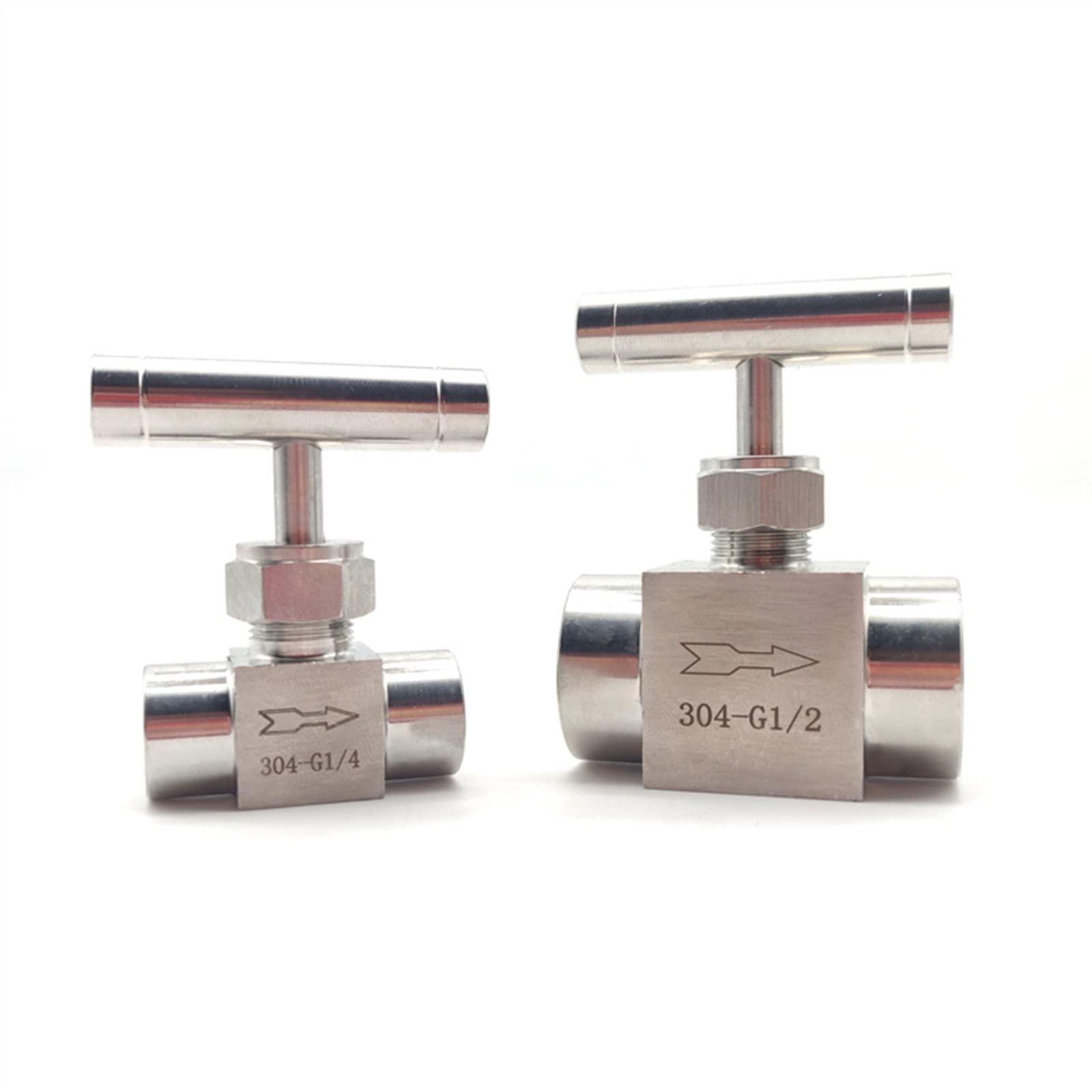 Vanne à pointeau taraudage femelle G 1/8 pouce acier inoxydable 304