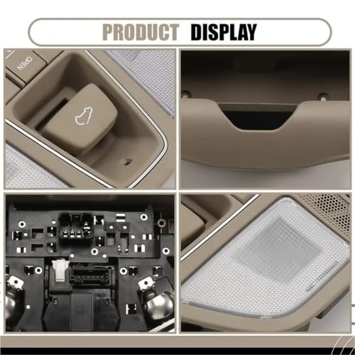 Luz interior habitaculo para Hyundai Santa Fe arreglar interruptor techo solar beige 4