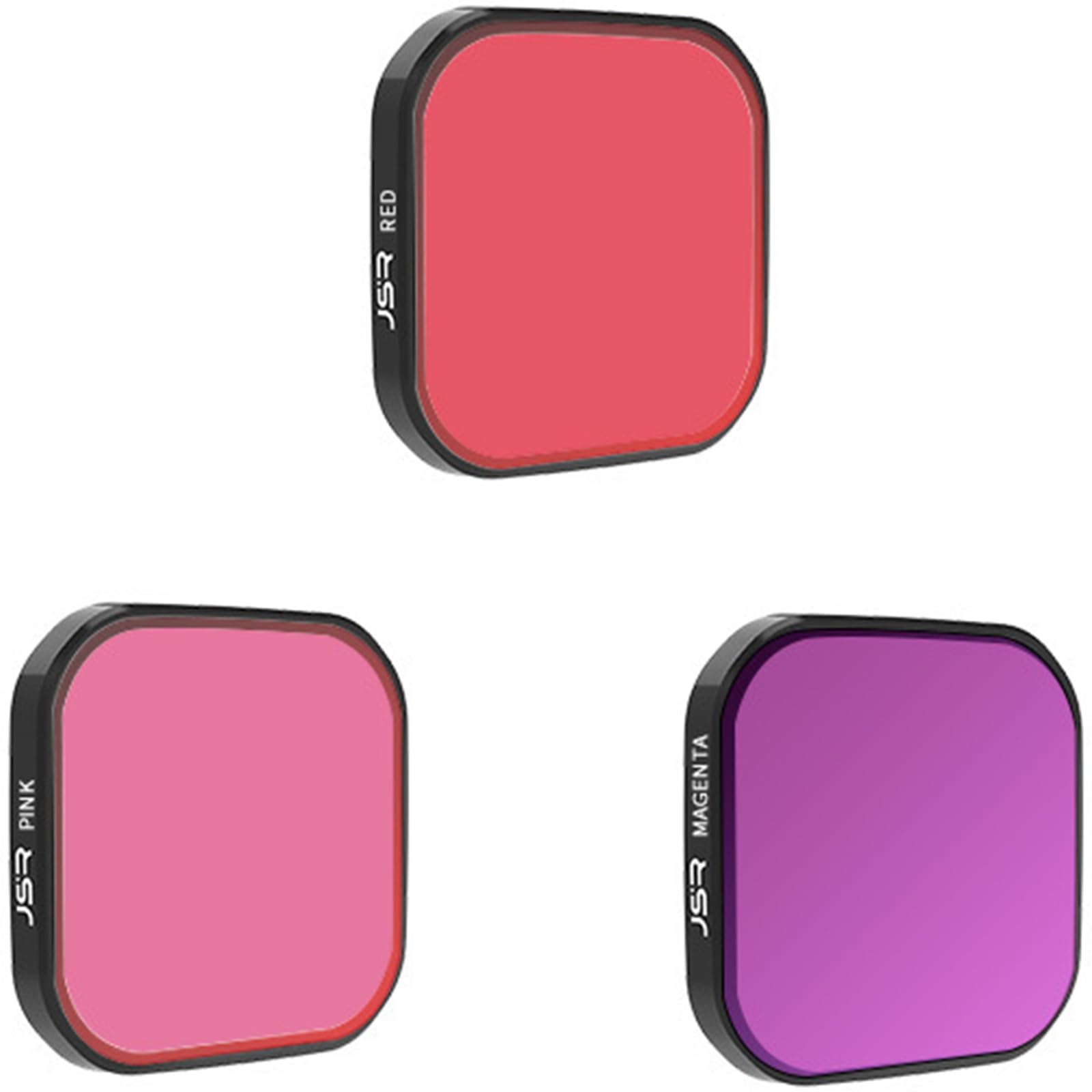 Filtre de plongée Rose/Rouge/Violet sous-Marin Filtre Protection d'objectif Filtres étanches Accessoires pour Insta360 Ace Pro 2/Insta360 Ace Pro (3PCS)