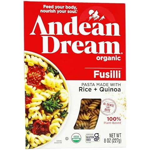Andean Dream Organic Quinoa Fusilli Pasta Cover