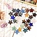 Healifty 30pcs Shaped Stones for Home Decor Elegant Five-Pointed Stars for Tabletop Decoration Unique and Stylish Gemstone Accents for Desktop and Office Spaces