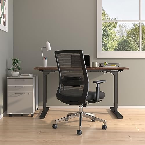 Staples UN53249-CC Union & Scale 24328573 Marrett Mesh And Fabric Task Chair Black thumb #1