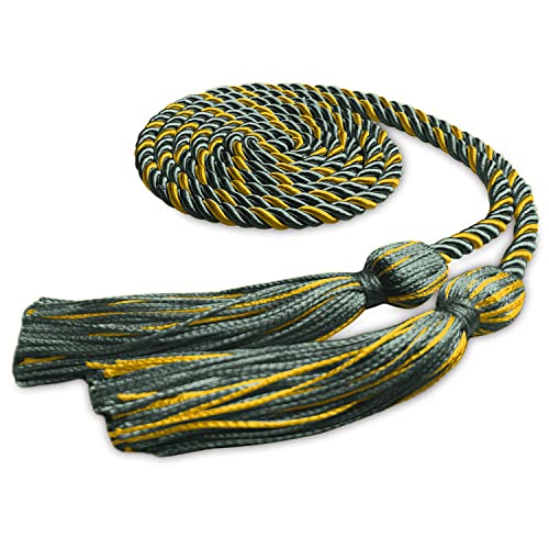 Image of Endea Graduation Single Honor Cord Two-Color (Forest Green /Gold)